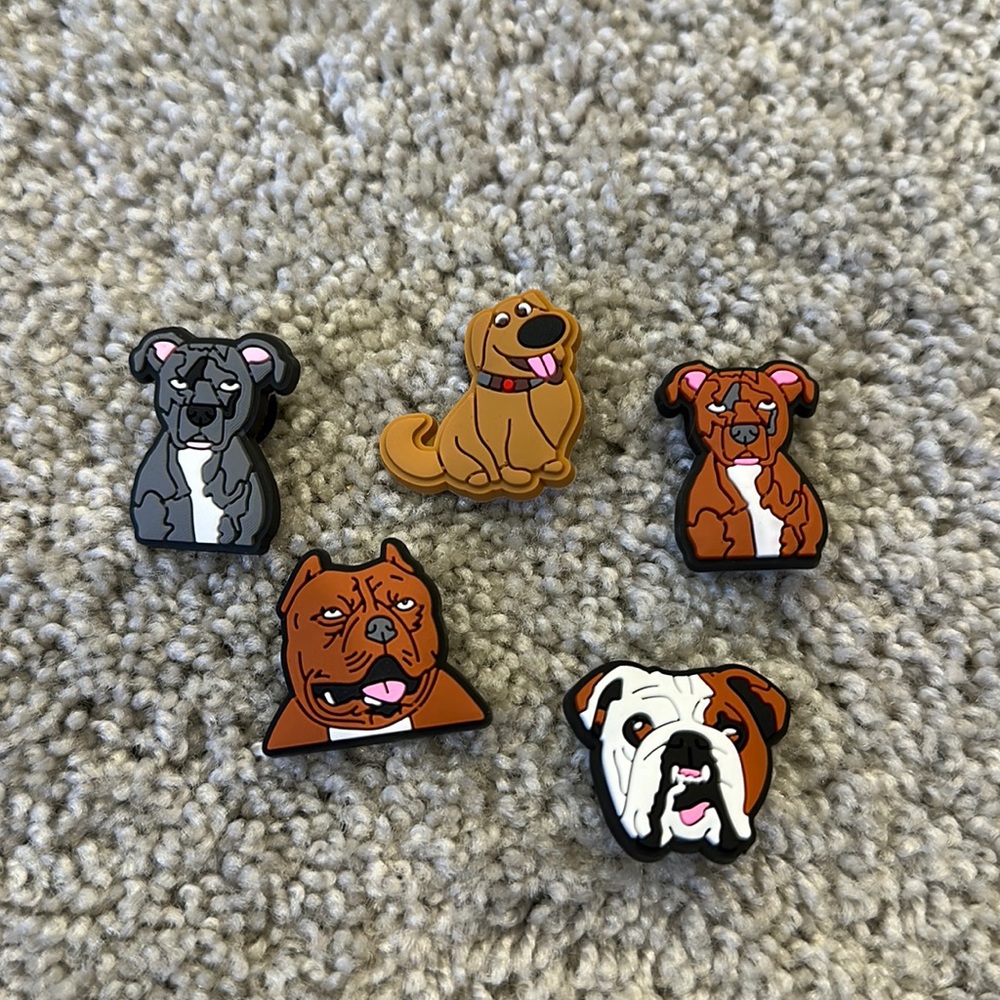 Dog Shoe Charms (Croc Jibbitz)